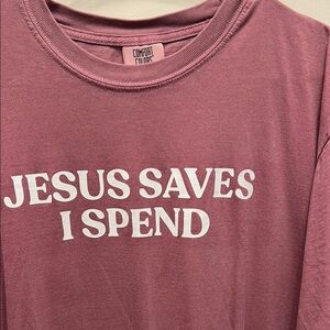 Comfort Colors Burgundy Statement Tee